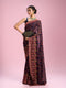 Mohey Indigo Blue Georgette Saree