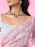 Mohey Light Pink Blooming Saree