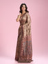 Mohey Beige Weave Saree