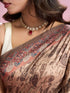 Mohey Beige Weave Saree