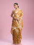 Mohey Sun kissed Mustard Yellow Organza Saree