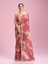 Mohey Pink Organza Saree