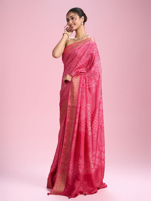 Mohey Rani Pink Radiance Saree