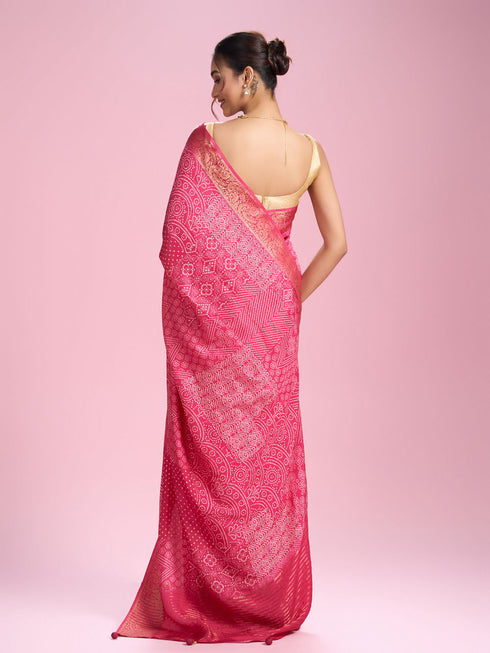 Mohey Rani Pink Radiance Saree
