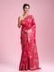 Mohey Pink Artistic Fiesta Saree