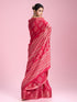 Mohey Pink Artistic Fiesta Saree