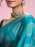 Mohey Ravishing Rama Green Saree