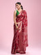 Mohey Rust Red Elegance Saree