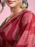 Mohey Rust Red Elegance Saree