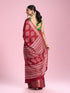 Mohey Rust Red Elegance Saree