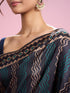 Mohey Indigo Blue Elegance Saree