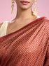 Mohey Orange Allure Radiant Saree