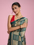 Mohey Dark Green Elegance Saree