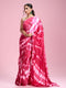 Mohey Rani Pink Satin Extravaganza Saree