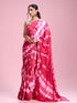 Mohey Rani Pink Satin Extravaganza Saree