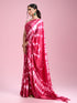 Mohey Rani Pink Satin Extravaganza Saree