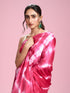 Mohey Rani Pink Satin Extravaganza Saree