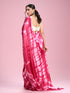Mohey Rani Pink Satin Extravaganza Saree