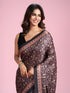 Mohey Elegant Black Drape Saree