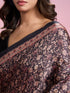 Mohey Elegant Black Drape Saree