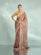 Mohey Purple Enchantment Organza Saree