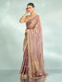 Mohey Purple Enchantment Organza Saree
