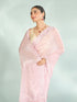 Mohey Festive Pink Organza Saree