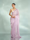 Mohey Purple Organza Splendor Saree