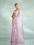 Mohey Purple Organza Splendor Saree