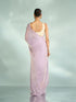 Mohey Purple Organza Splendor Saree