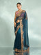 Mohey Minimally Blue Saree