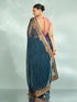 Mohey Minimally Blue Saree