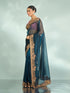 Mohey Minimally Blue Saree
