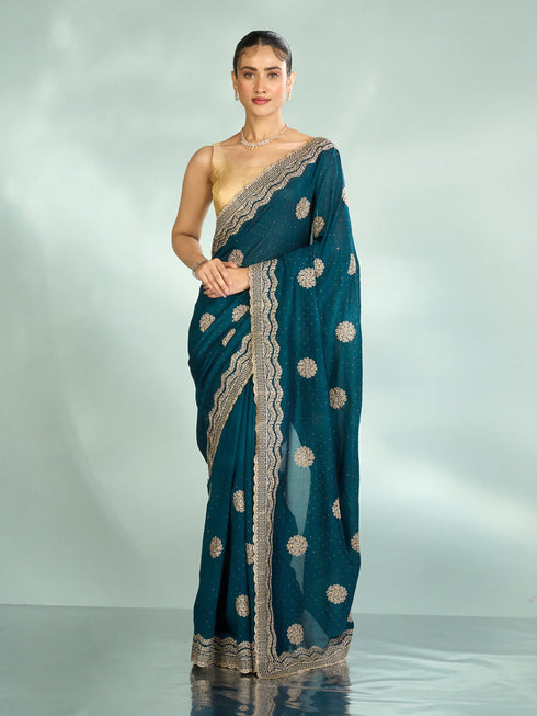 Mohey Emerald Aura Saree