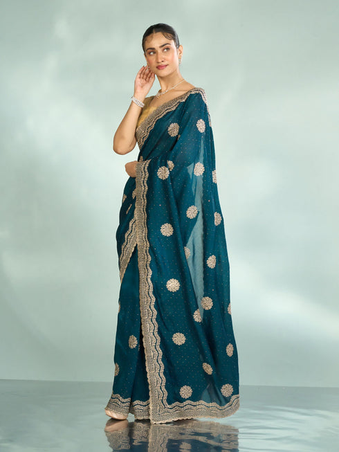 Mohey Emerald Aura Saree