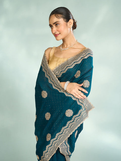 Mohey Emerald Aura Saree