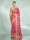 Mohey Pink Elegance Saree