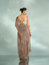 Mohey Elegant Grey Chinon Saree