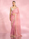 Mohey Radiant Pink Organza Saree