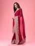 Mohey Pink Elegance Organza Saree