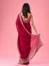 Mohey Pink Elegance Organza Saree