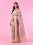 Mohey Purple Palette Organza Saree
