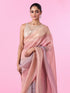 Mohey Pink Organza Saree