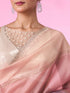 Mohey Pink Organza Saree