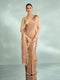 Mohey Dusty Pink Celestial Saree