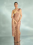 Mohey Dusty Pink Celestial Saree
