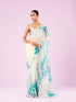Mohey Green Organza Saree