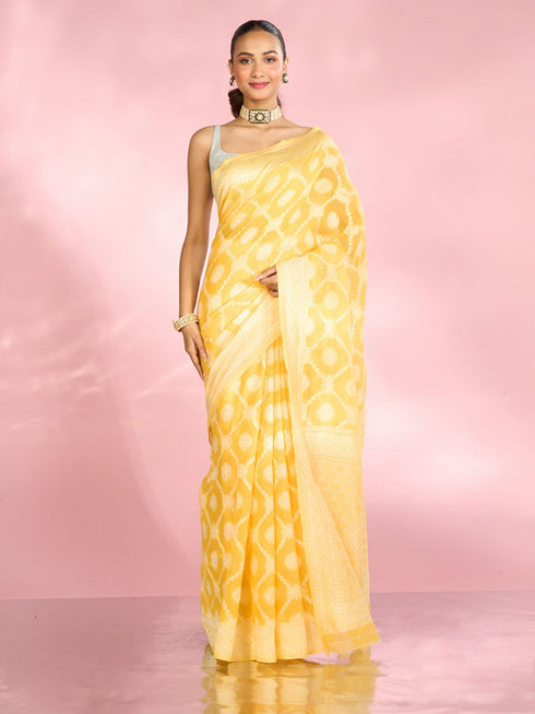 Mohey Sunshine Hue Designer Saree