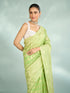 Mohey Pista Green Festive Saree