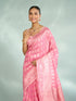 Mohey Eternal Pink Elegance Saree